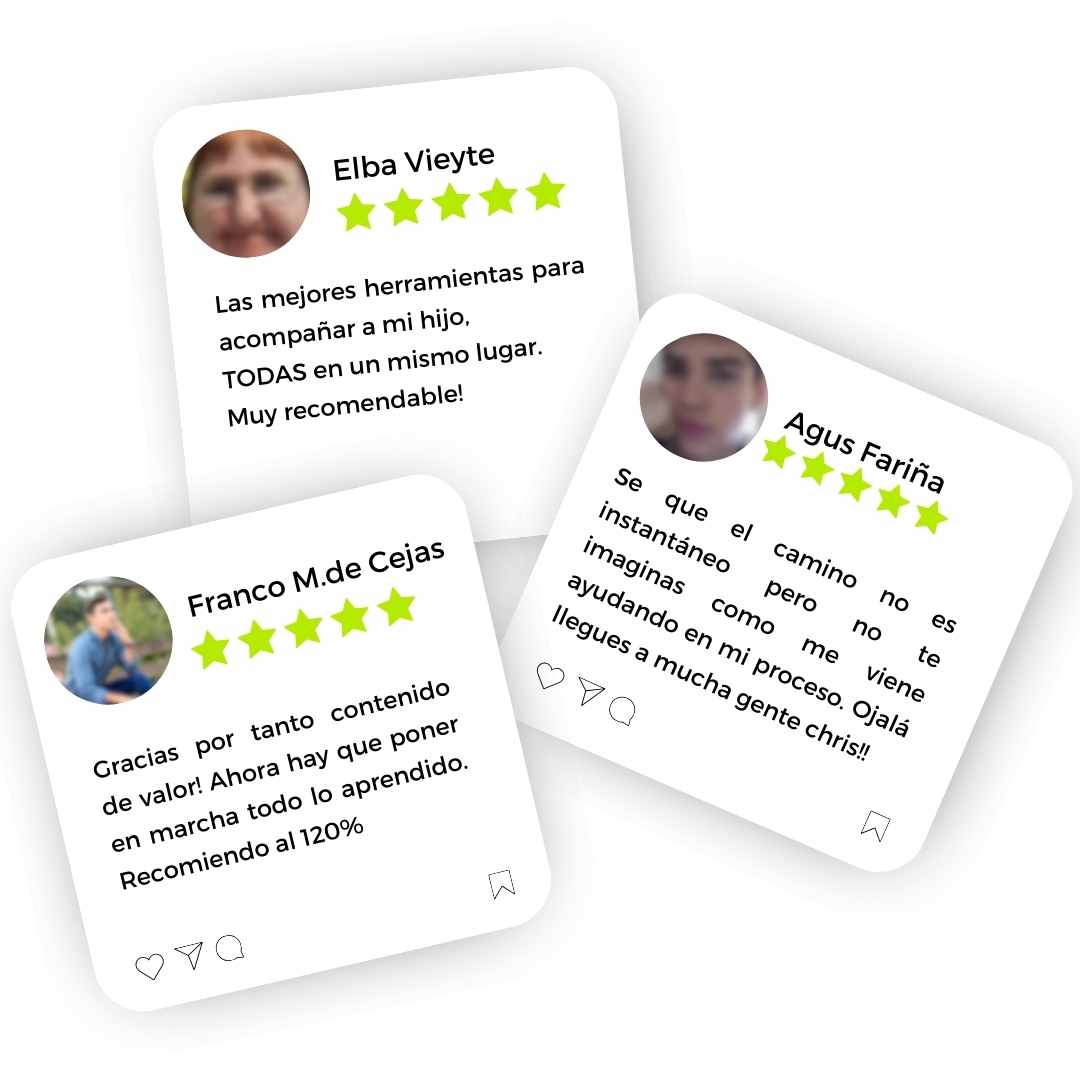 Post Instagram opiniones clientes moderno naranja